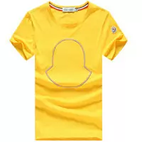 moncler cotton jersey t-shirt big cap gold